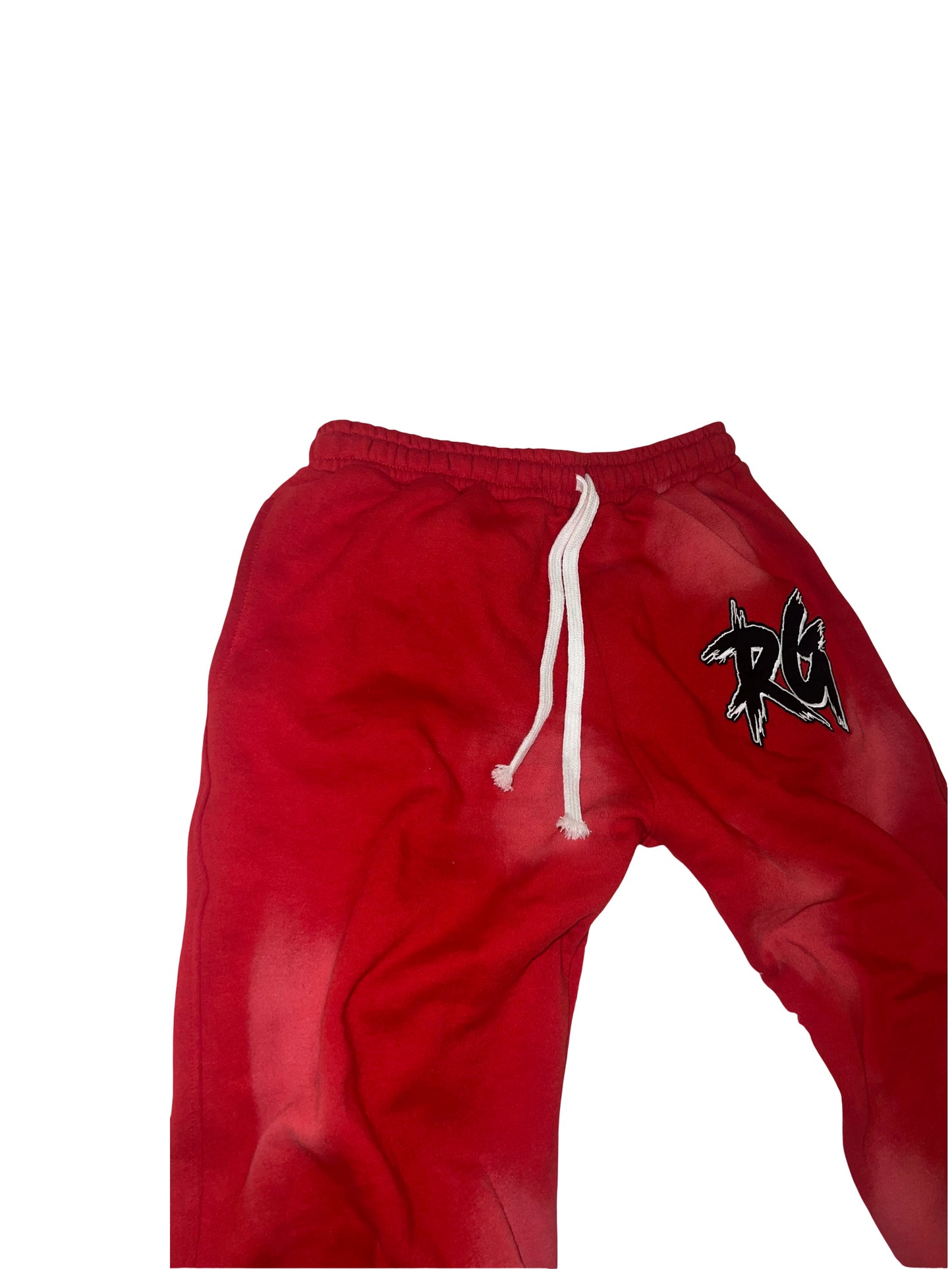 Rich Gen Patch Red Sweatpants