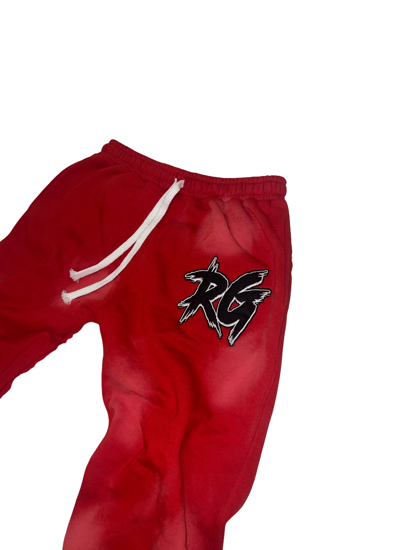 Rich Gen Patch Red Sweatpants