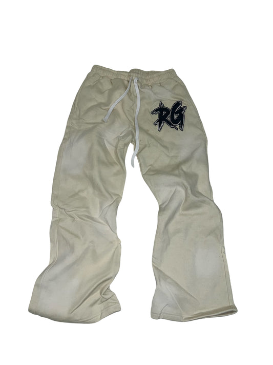 Rich Gen Patch Beige Sweatpants