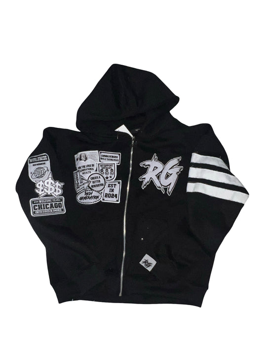 RGX New Edition Black Men’s Zipup