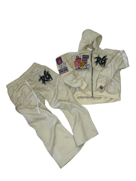 Rich Gen Patch Beige Set